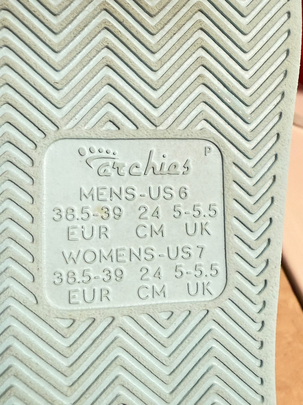 💦Archie’s Everyday Women's Baby Blue Flip Flops W S 7 - Picture 5 of 6